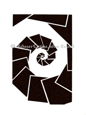 Espiral en oxicorte
